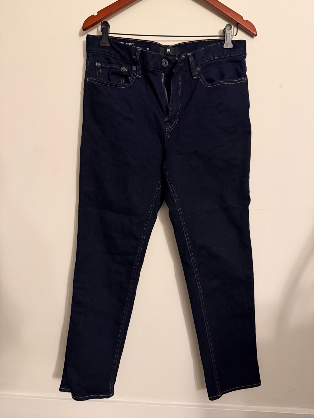 Banana Republic Men's Slim Straight Jeans in Dark Navy